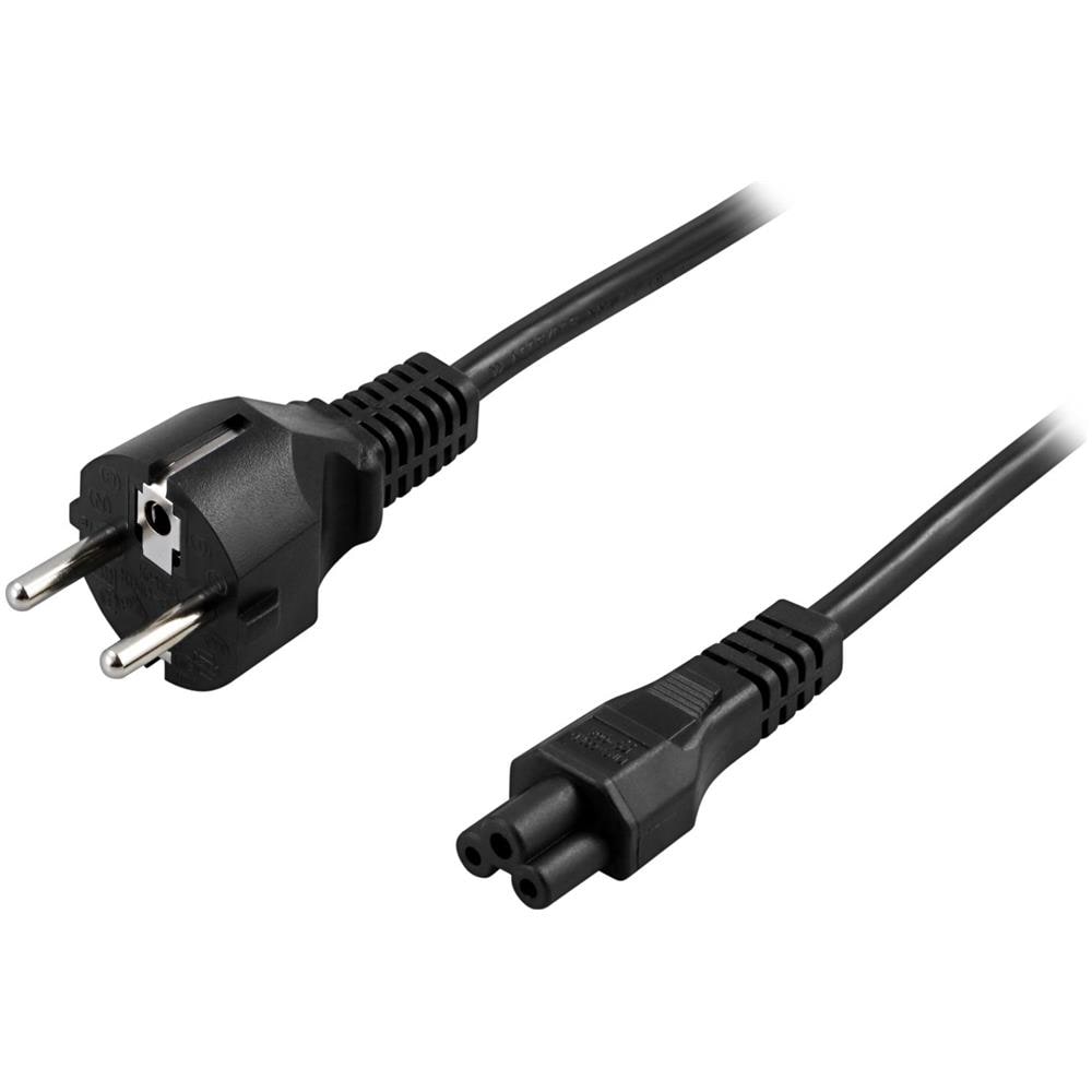Cavo Per Dispositivi, Dritto Cee 7/7 - Dritto Iec C5, 0,5m, Nero - Foto 1