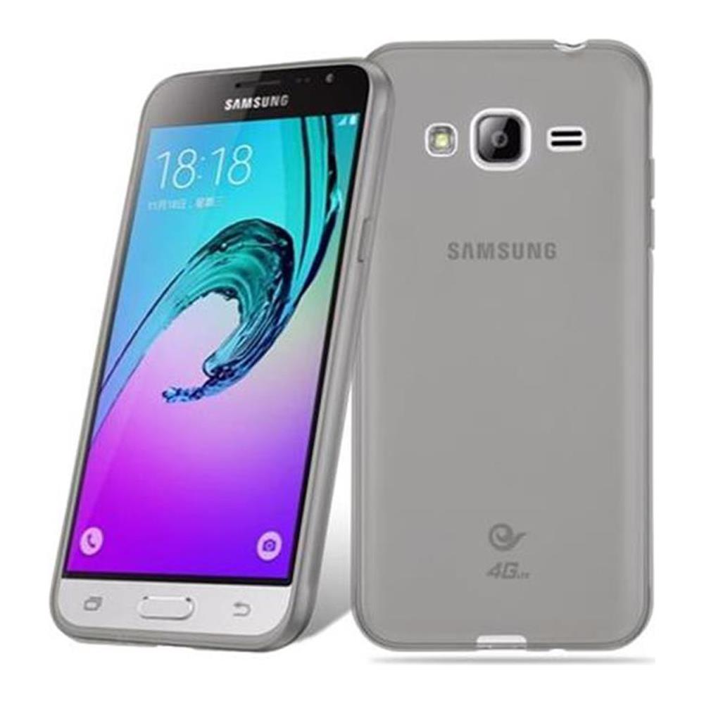 Custodia Compatibile Con Samsung Galaxy J3 2016 In Nero Trasparente - Coperchio Protettivo In Silicone Tpu Flessibile - Foto 6