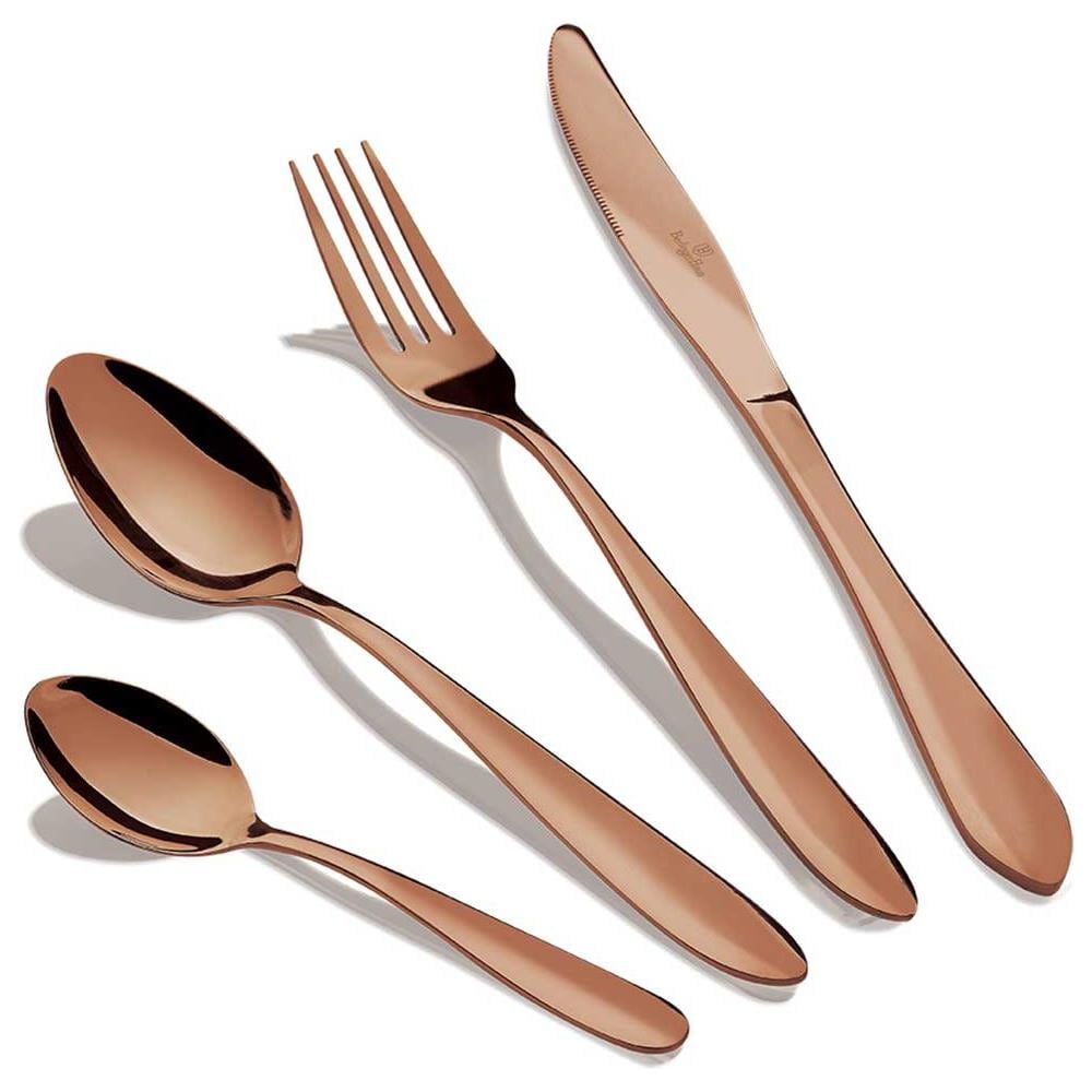 Bh-2623 Set Di Posate In Oro Rosa 24 Pezzi - Foto 1