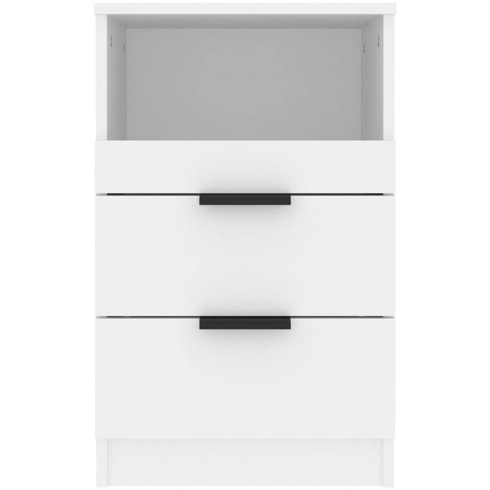 Comodino A Muro Bianco In Legno Multistrato - Foto 2