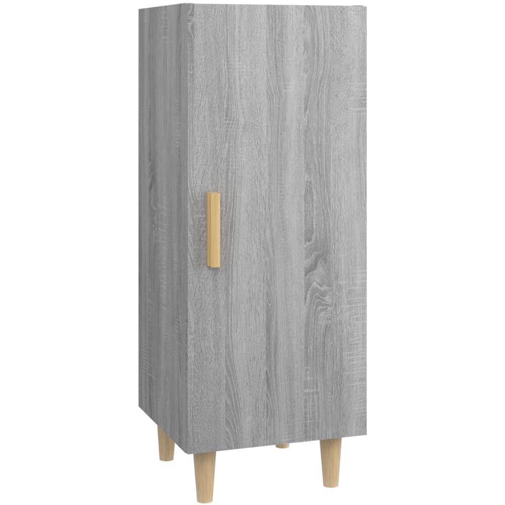 Credenza Grigio Sonoma 34,5x34x90 Cm In Legno Multistrato - Foto 2