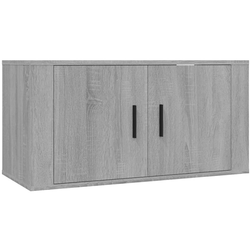 Mobile Porta Tv A Parete Grigio Sonoma 80x34,5x40 Cm - Foto 2