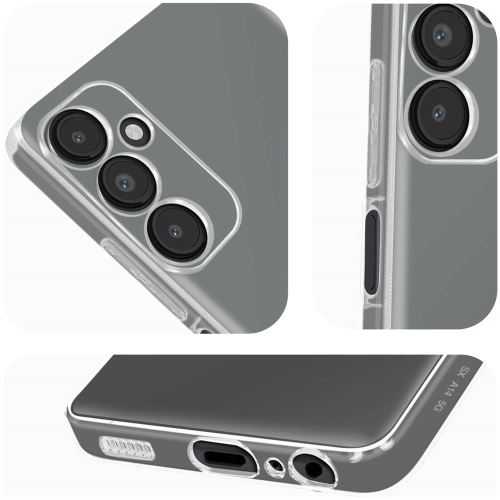 Cover Per Samsung Galaxy A14 5g E 4g Silicone Gel Flessibile Trasparente - Foto 2