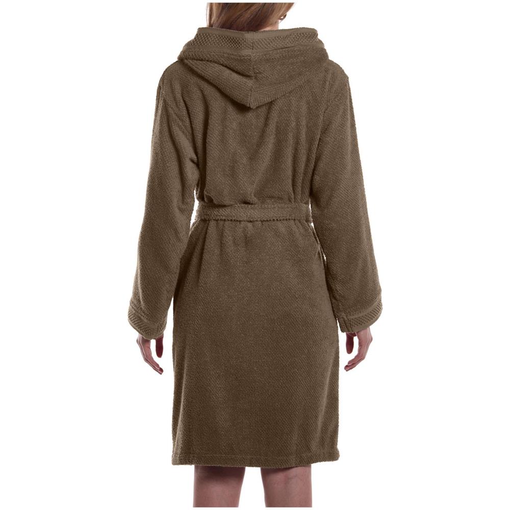 Accappatoio Con Cappuccio Spugnissima Gim In Cotone Colore Marrone Misura Xlxxl - Foto 1