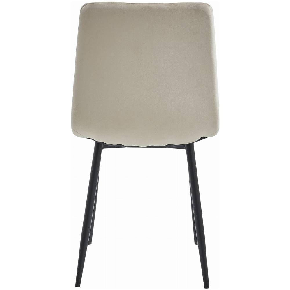 Sedia JEWA - Design senza tempo in velluto beige freddo x 1 - Foto 2