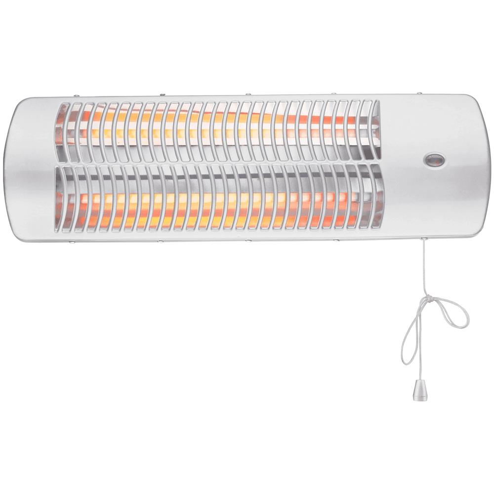 Stufa al Quarzo a Parete per Esterni HZQ1200W Potenza 1200 W Colore Binaco - Foto 1