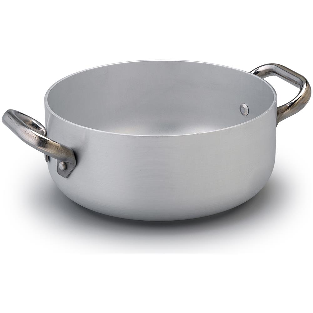 Casseruola 2 Maniglie ad Induzione Diametro 28 cm - Linea Alluminio Induzione 8 mm - Foto 2
