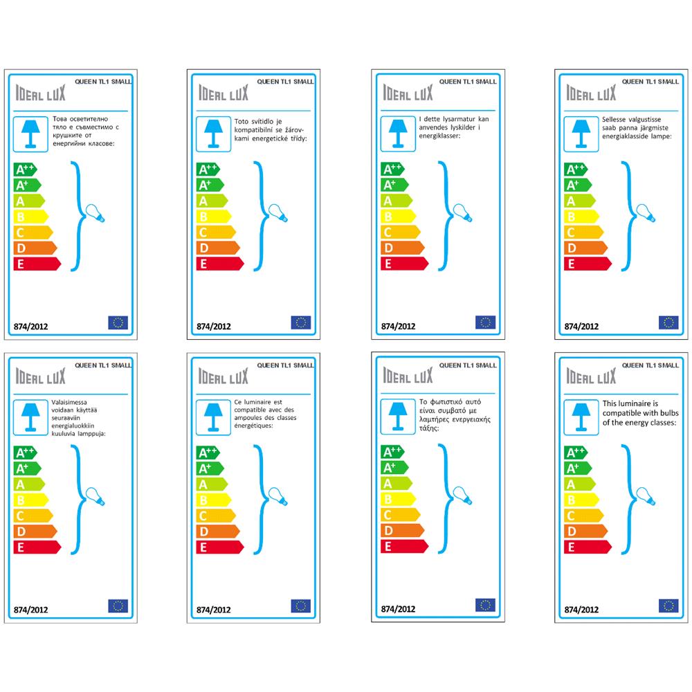 Queen Tl1 Small E27 Oro Lampada Da Tavolo - Foto 3