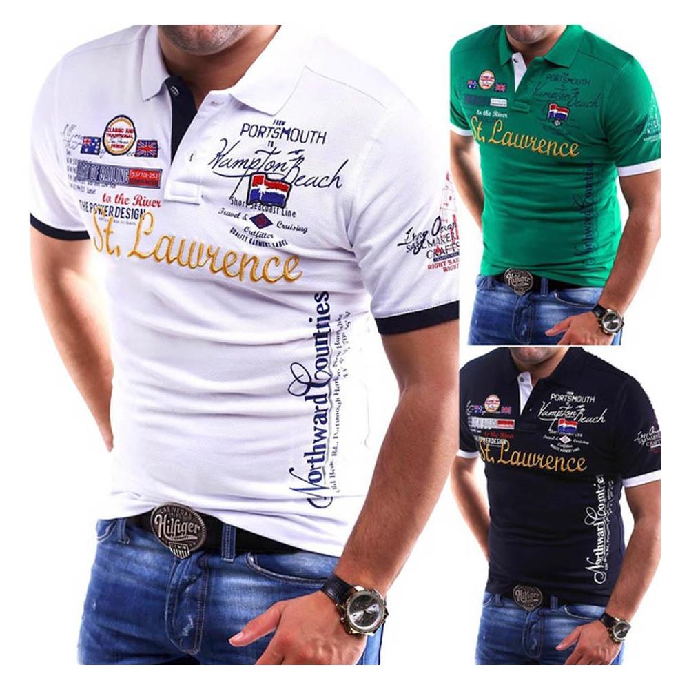SLOWMOOSE - Polo, Uomo Casual Slim Fit Manica Corta, Abbigliamento Uomo  Estivo In Cotone Stampato Top [ bianco / M] - ePRICE