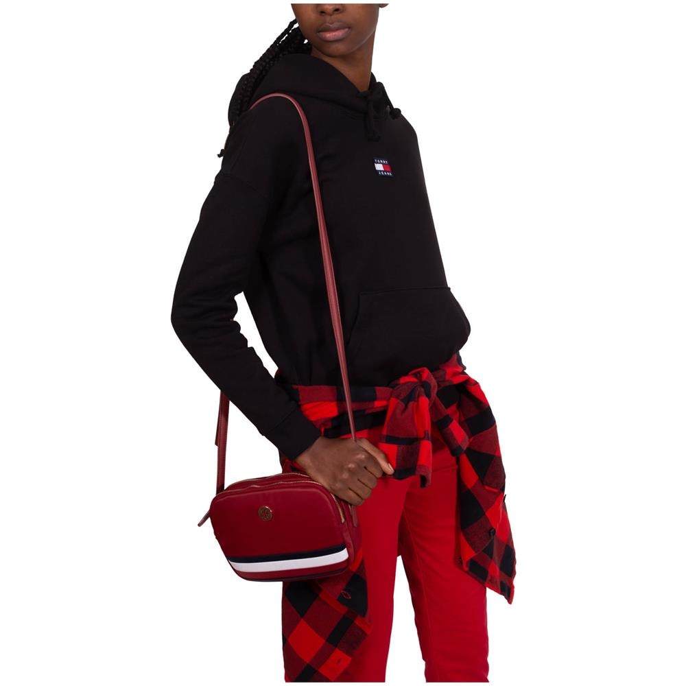 TOMMY JEANS Felpa Donna Relaxed Con Badge Logo