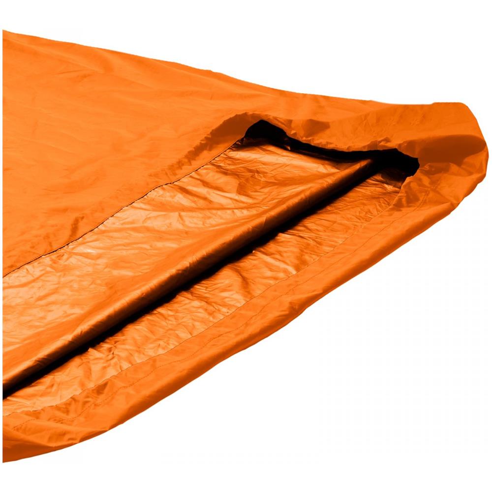 Bivy Double Adulto Rectangular sleeping bag Poliuretano Blu, Arancione - Foto 3