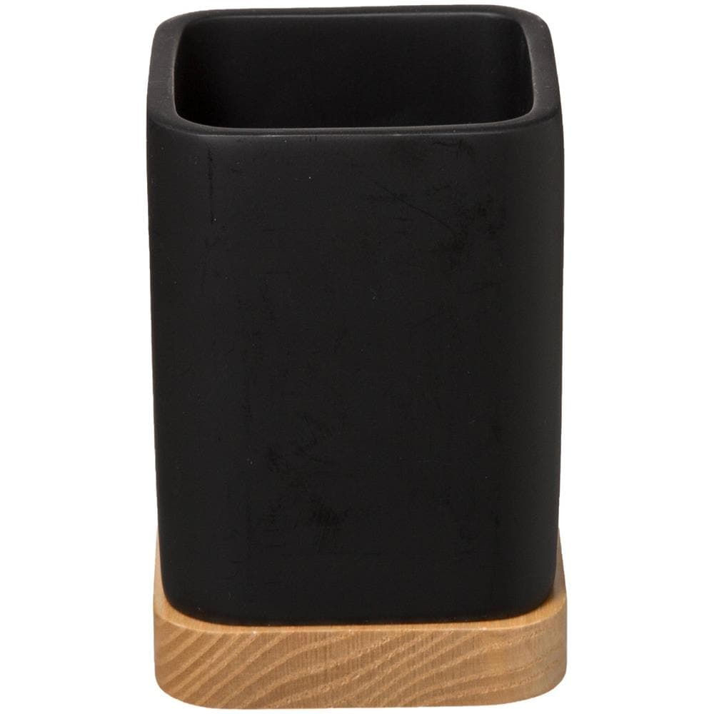 Tazza Per Spazzolino Tribecart, 7 X 7 Cm, Nero - Foto 1