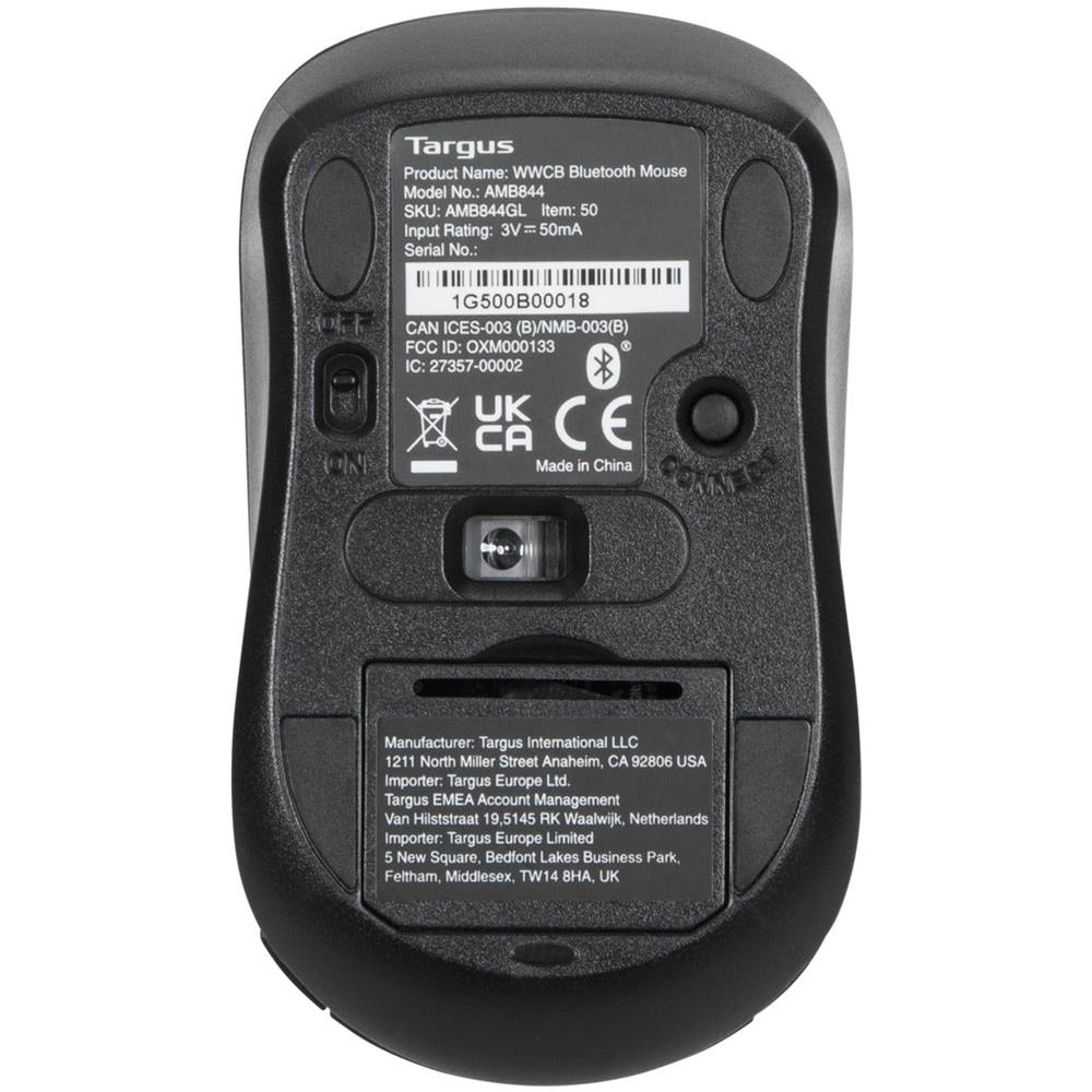 AMB844GL mouse Ambidestro Bluetooth Ottico 1000 DPI - Foto 2