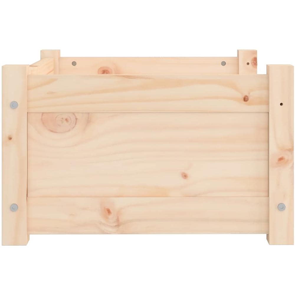 Cuccia Per Cani 55,5x45,5x28 Cm In Legno Massello Di Pino - Foto 7