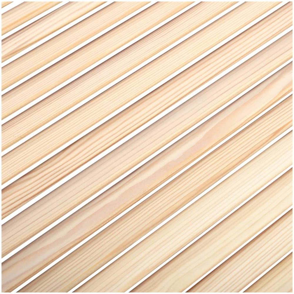 Ante con Design a Lamelle 4 pz 99,3x39,4 cm in Legno di Pino - Foto 5