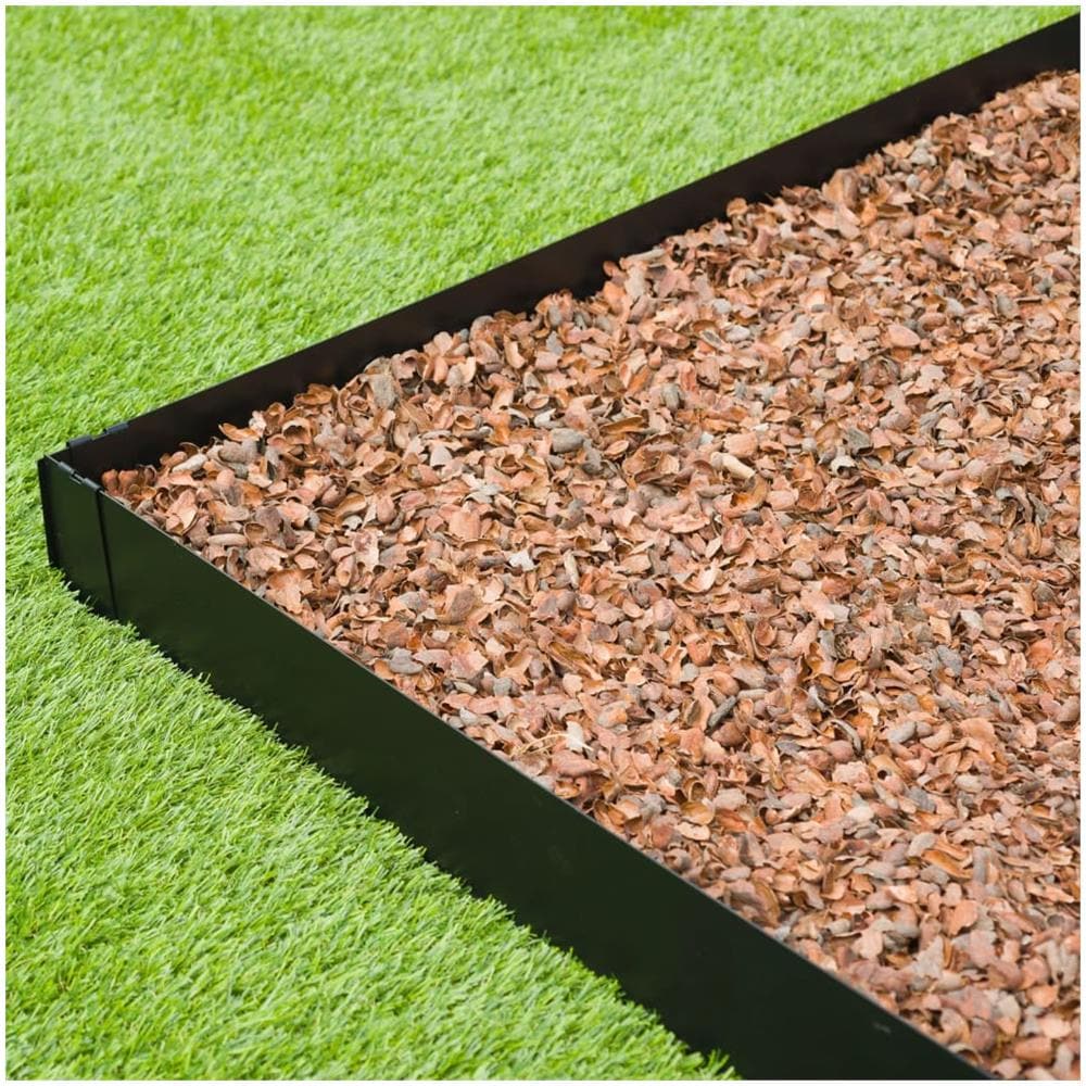 Bordature Da Giardino 3 Pz 91,4x10,2 Cm Nere - Foto 1