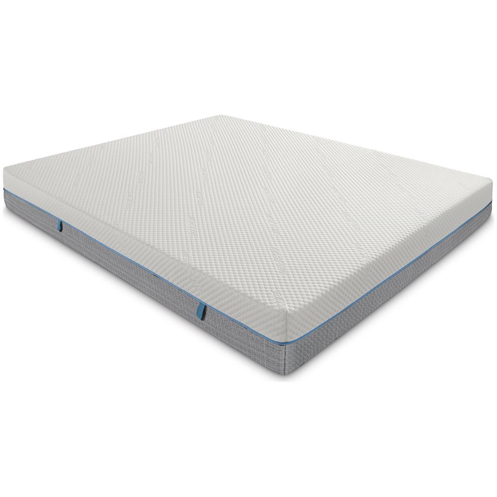 Materasso Singolo, Modello Italcare, Dimensione 90x190xh24 Cm, In Memory Foam E Puracell, Certificato Oeko-tex, Prodotto In Italia - Foto 1