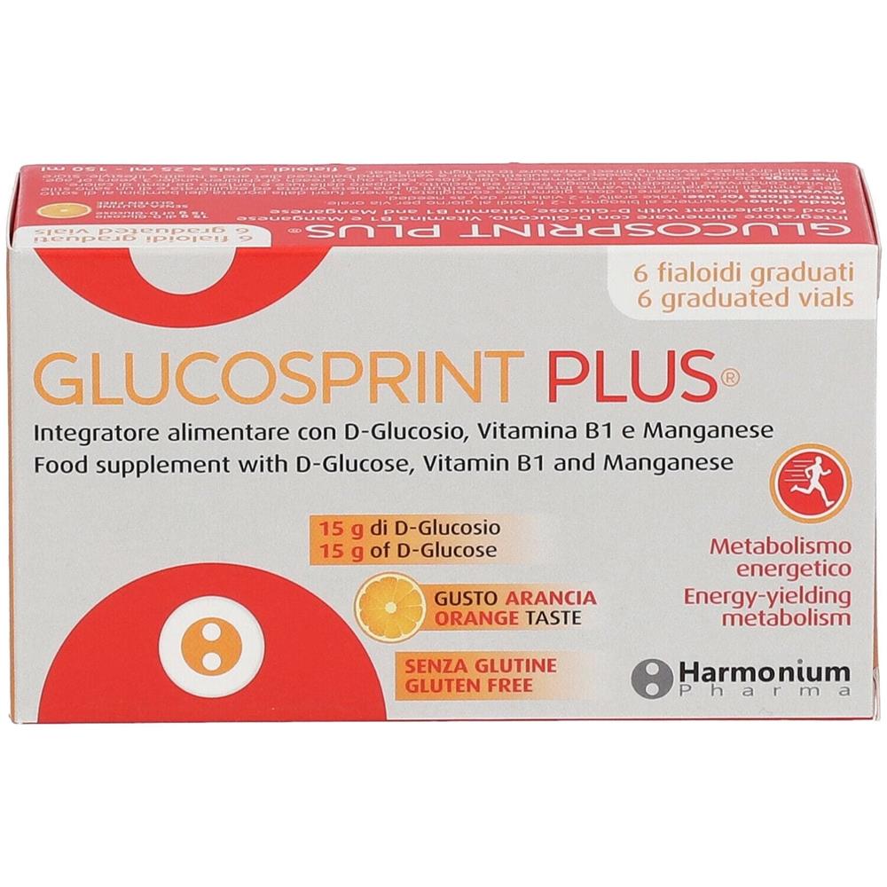 Glucosprint Plus Arancia 6 Fialoidi da 25 ml - Foto 2