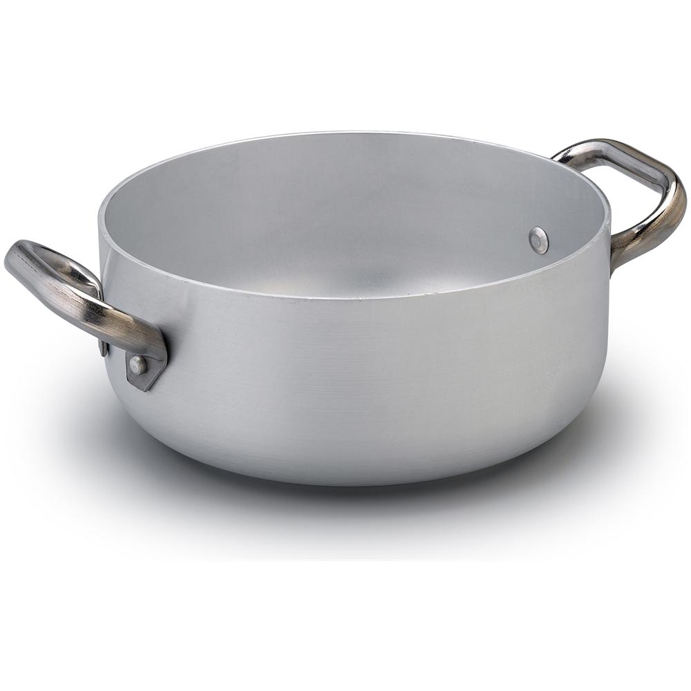 Casseruola 2 Maniglie ad Induzione Diametro 24 cm - Linea Alluminio Induzione 8 mm - Foto 2