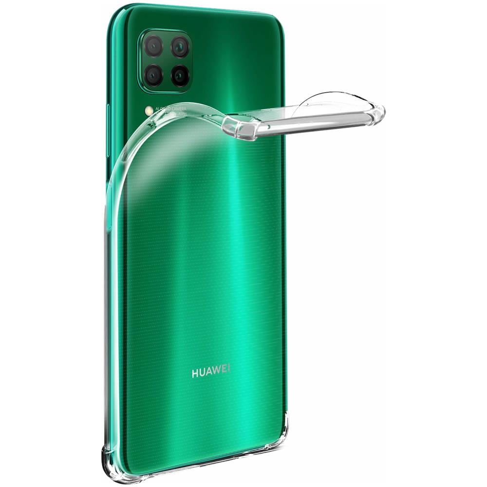 Cover Huawei P40 Lite Silicone Flessibile Angoli Bumper Trasparente - Foto 2