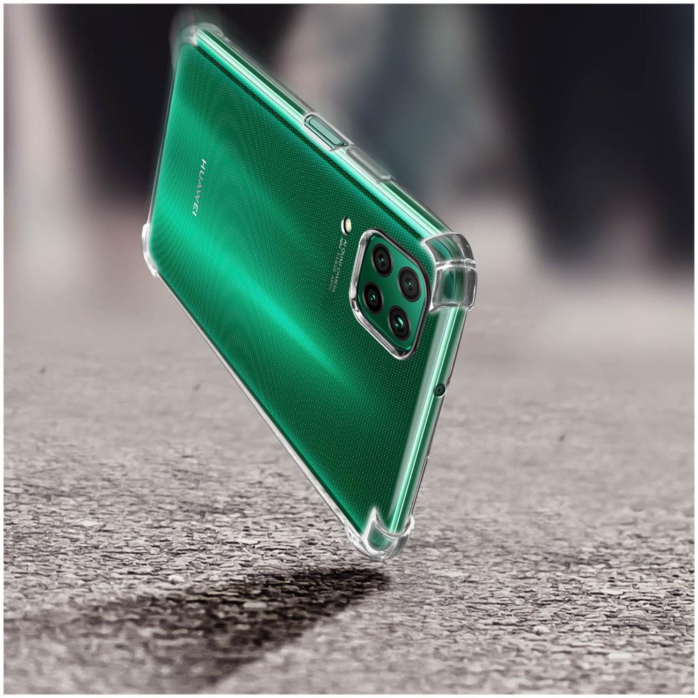 Cover Huawei P40 Lite Silicone Flessibile Angoli Bumper Trasparente - Foto 5
