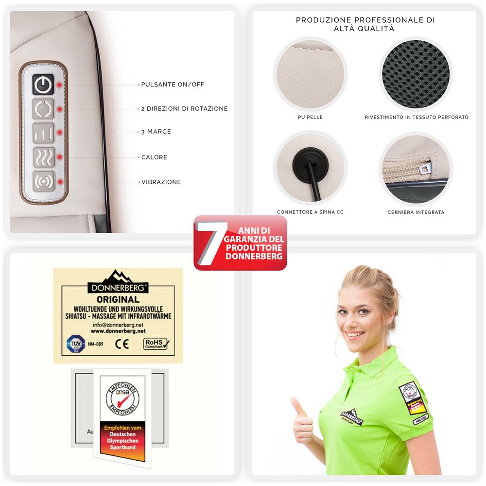 Massaggiatore Elettrico Collo Cervicale Schiena - Foto 2