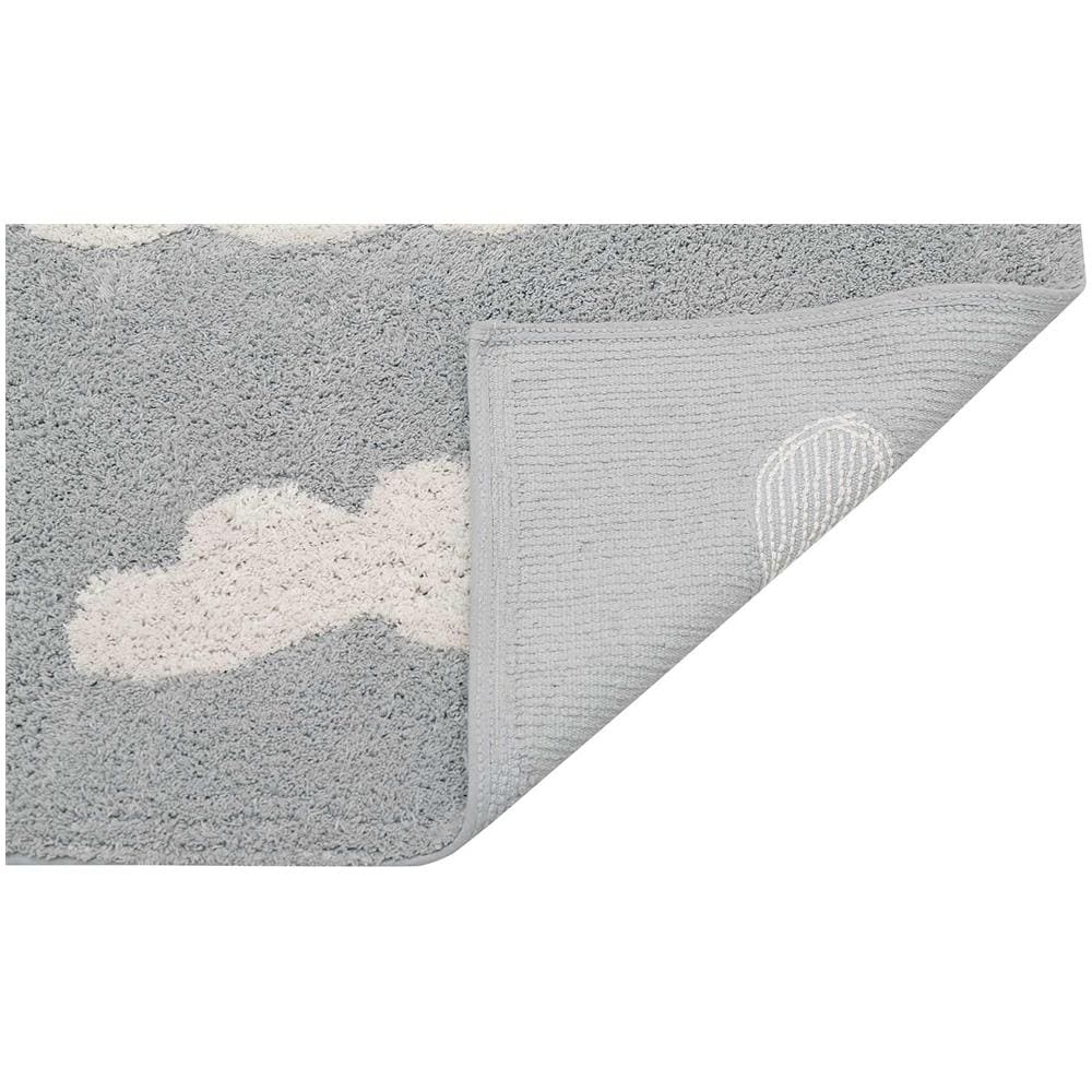 Tappeto In Cotone Modello Nuvola - Grigio - 120 X 160 Cm - Foto 2