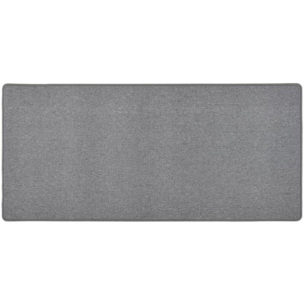 Tappeto Corsia Grigio Scuro 50x100 Cm - Foto 1
