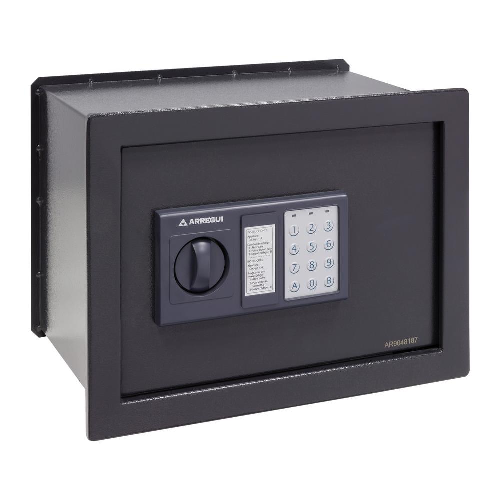 Class W25eb Cassaforte A Muro Con Serratura Elettronica, Cassaforte A Mobile Per Abitazioni, Tastiera Con Codice Programmabile, Con Chiave Di Emergenza, 28 X 38 X 25 Cm, 17 L - Foto 1