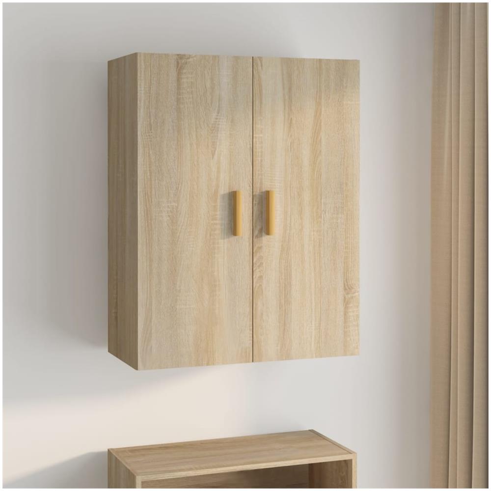 Armadietto Pensile a Parete Rovere Sonoma 69,5x34x90 cm - Foto 1