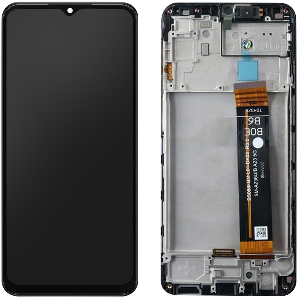 Blocco Completo Per Samsung A23 5g Schermo Lcd + Vetro Touch Compatibile Nero - Foto 1