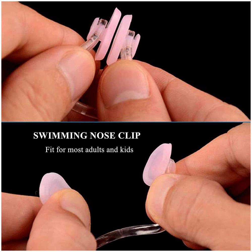 Fermanaso Per Nuoto In Silicone Multicolore Confezione Da 10 - Foto 2