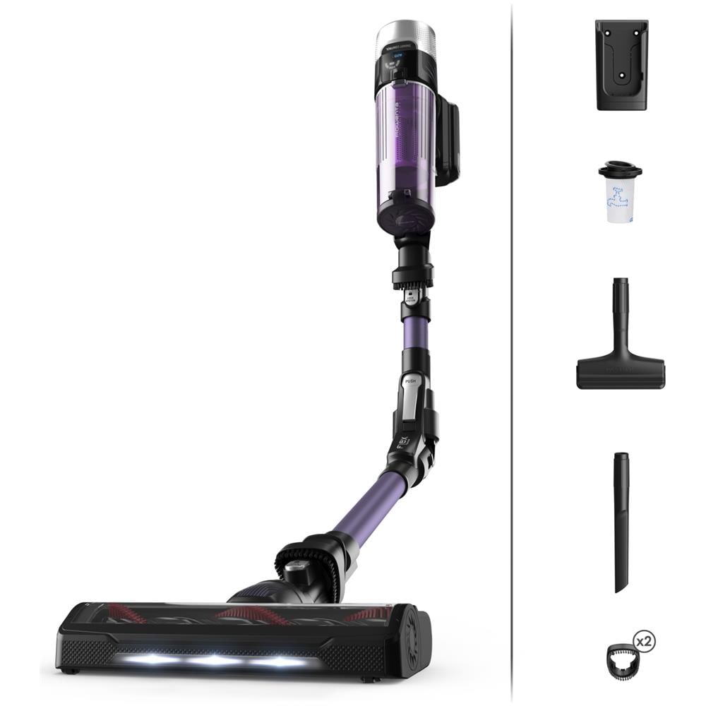 X-Force Flex 9.60 Scopa Ricaricabile 2 in1 senza Sacco Potenza 250 W Colore Nero/Porpora - Foto 1