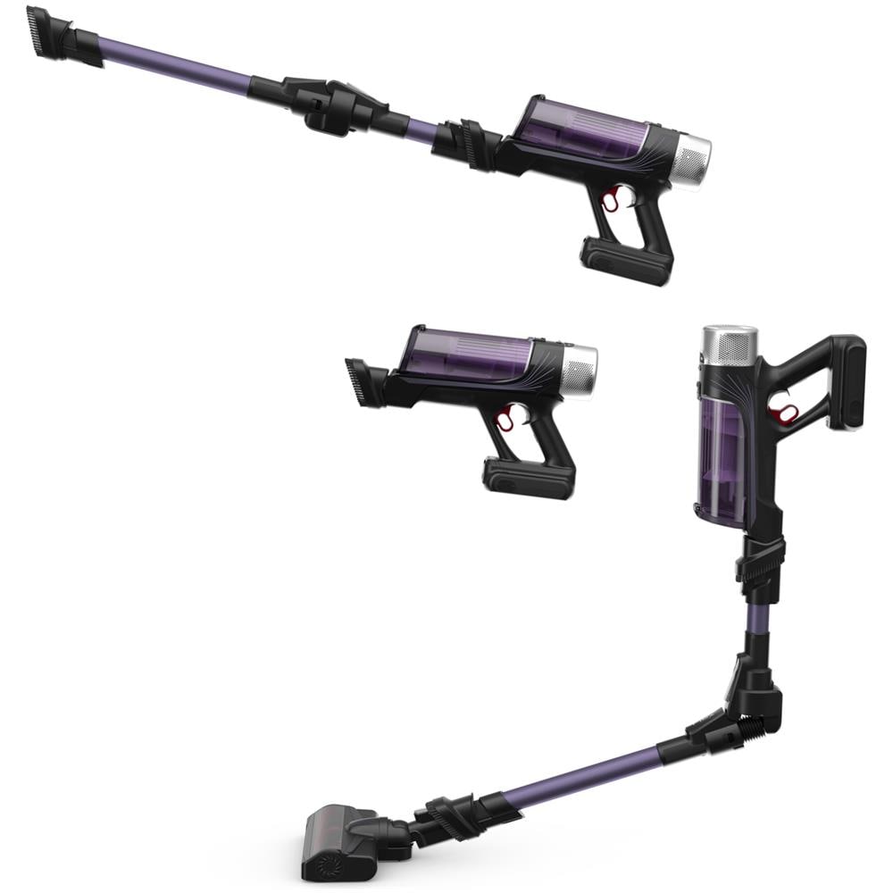 X-Force Flex 9.60 Scopa Ricaricabile 2 in1 senza Sacco Potenza 250 W Colore Nero/Porpora - Foto 2