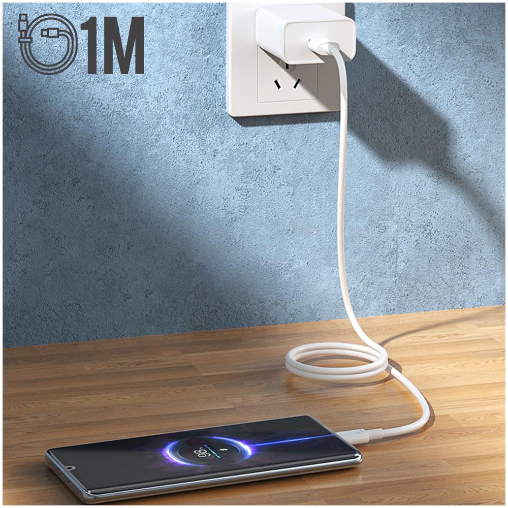 Cavo Usb-c / Usb-c Originale Ricarica E Sincronizzazione Bianco 1 Metro - Foto 5