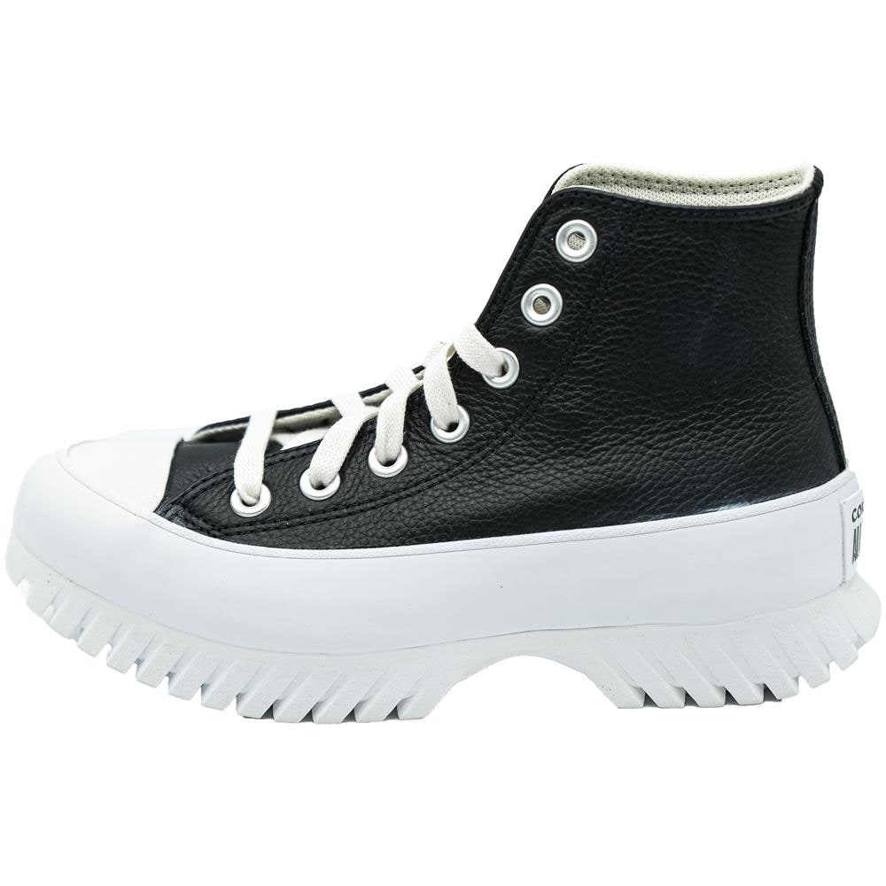 Chuck Taylor All Star Lugged 2.0 Leather A03704c, Unisex, Nero, 37.5 - Foto 1