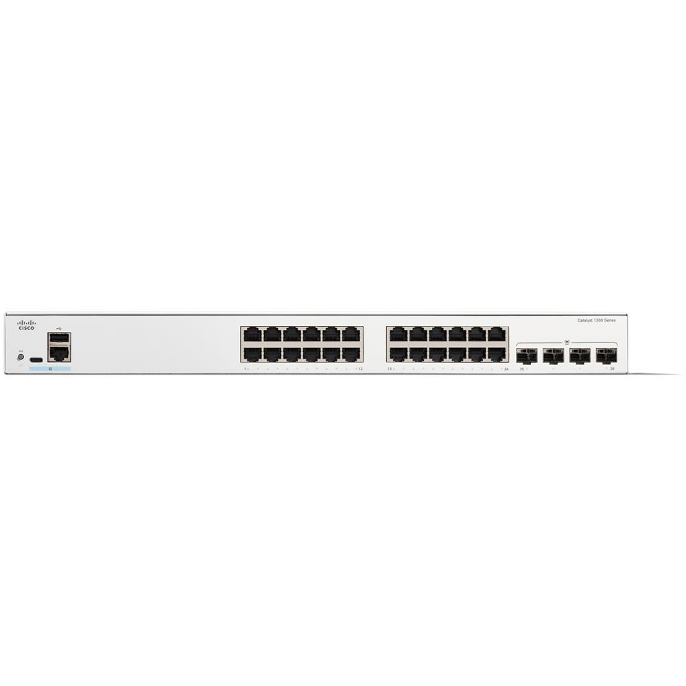 Switch C1300-24T-4G Gestito L2/L3 Gigabit Ethernet (10/100/1000) 24 x RJ-45 QoS CLI Bianco - Foto 2