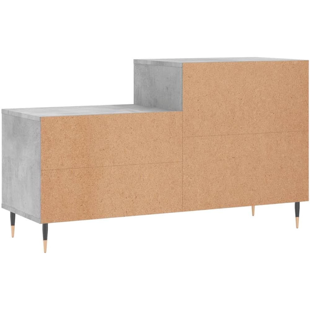 Scarpiera Grigio Cemento 102x36x60 Cm In Legno Multistrato - Foto 2