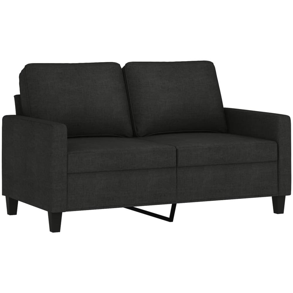 Divano A 2 Posti Nero 120 Cm In Tessuto - Foto 2