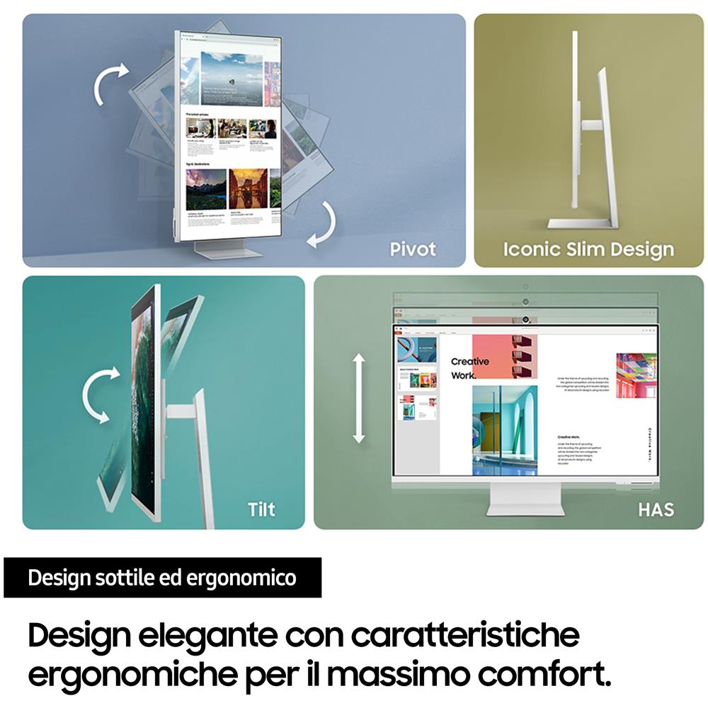 Monitor 32" LED VA M80D 4K Ultra HD 3840 x 2160 Pixel Tempo di Risposta 4 ms - Foto 7