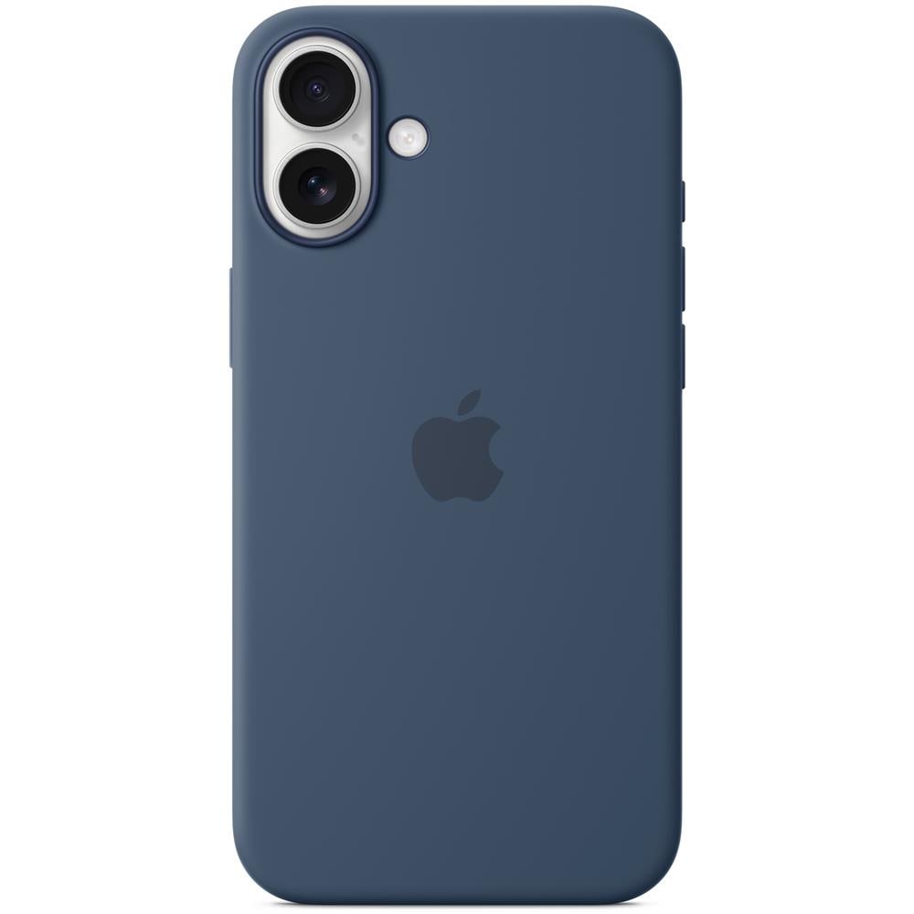 Custodia MagSafe in Silicone per iPhone 16 Plus Colore: Denim - Foto 4