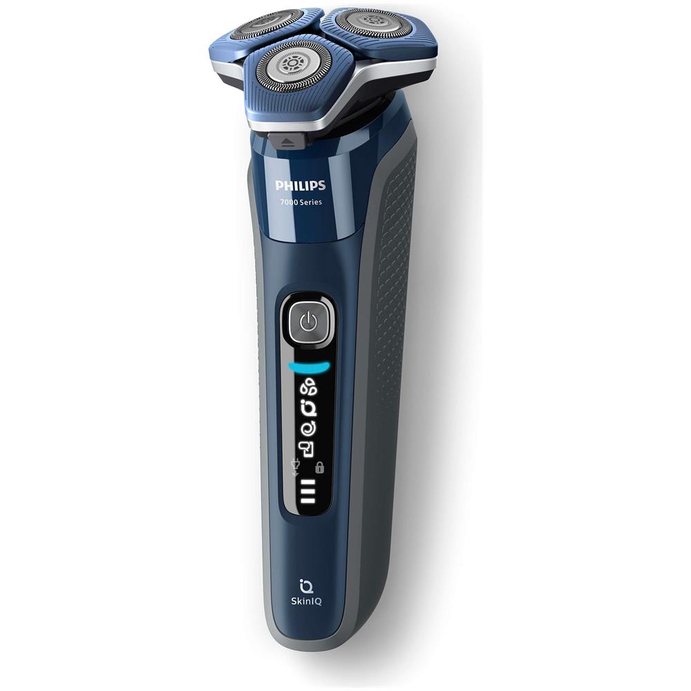 SHAVER Series 7000 S7885/50 rasoio elettrico Rotazione Trimmer Nero, Blu - Foto 2