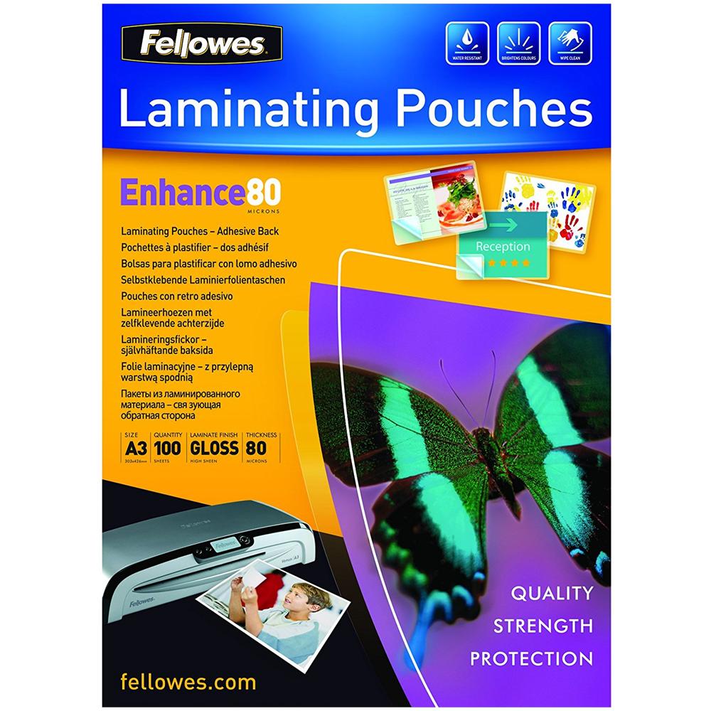 Pellicole di Laminazione A3 160 mic di plastificazione Autoadesiva 100 pezzi - Foto 1