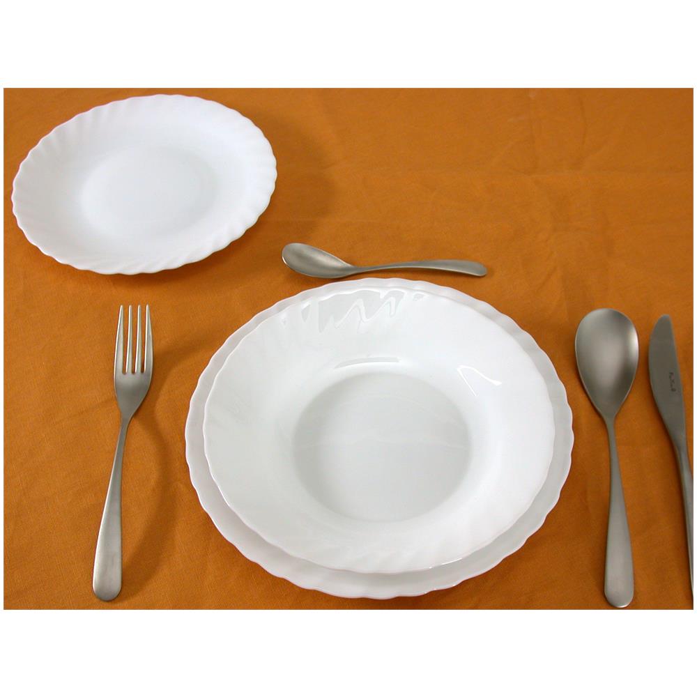 Set 6 Piatti Opale Prima Fondo Cm22,5 Tableware - Foto 1