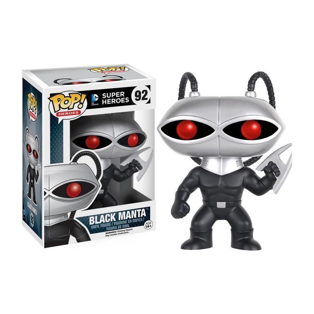 Super Heroes Pop Dc Comics Vinile Figura Black Manta 9 Cm - Foto 3
