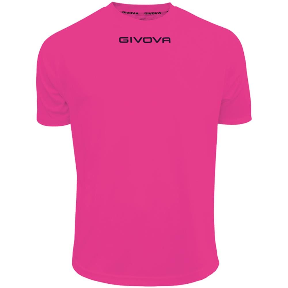 T - Shirt Givova One Givova Fuxia Corsa Sport Uomo Staff Running Jogging Allenamento Relax Calcio Calcetto Torneo Scuola Sport - Taglia L - Foto 1