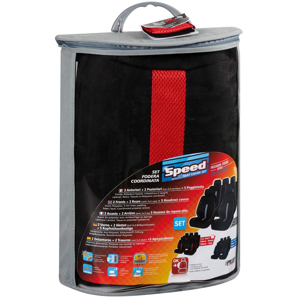 Set Fodere Speed Black And Red - Foto 6