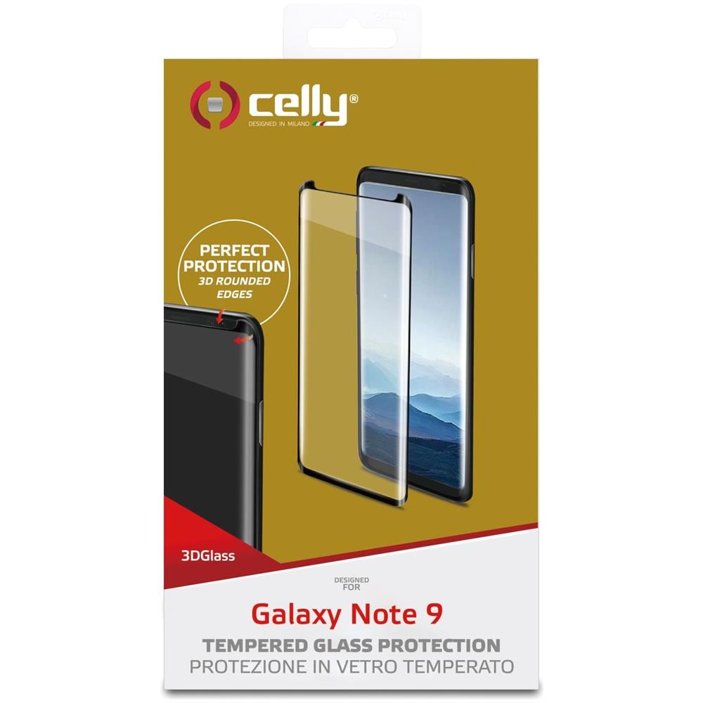 3d Glass Galaxy Note 9 Black - Foto 2