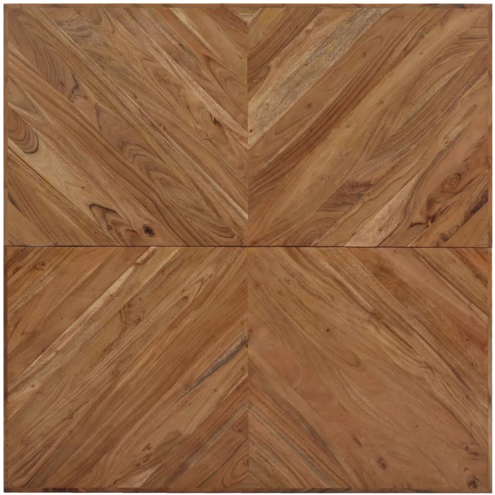 Tavolino Da Caffè 110x110x36 Cm Legno Massello Di Acacia - Foto 2