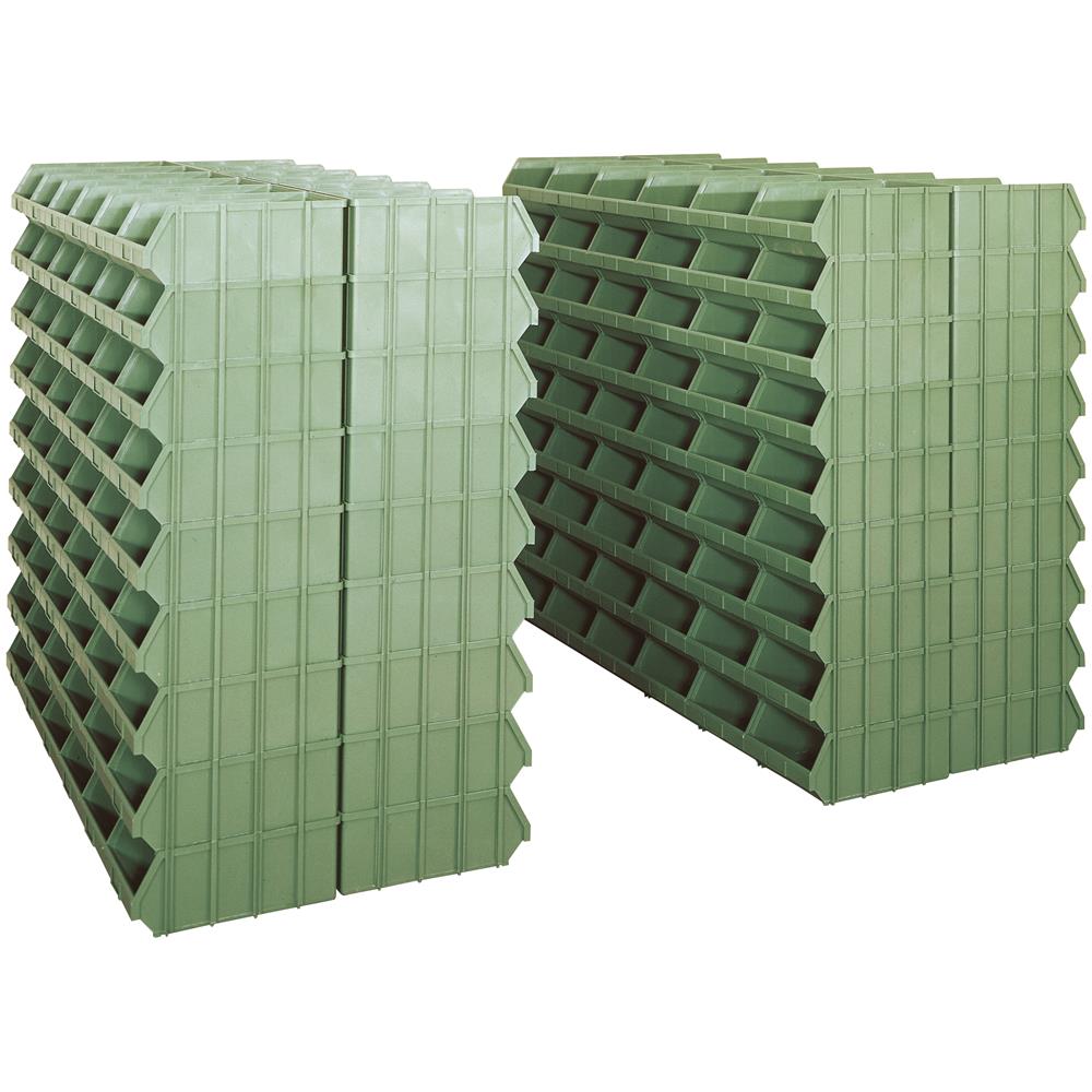 Contenitore Sovrapponibile Componibile - Modello 2k - Verde - Foto 3